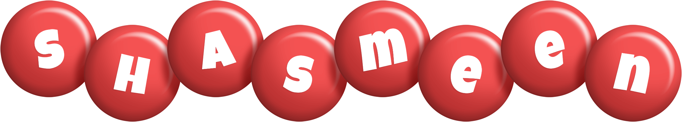 Shasmeen candy-red logo
