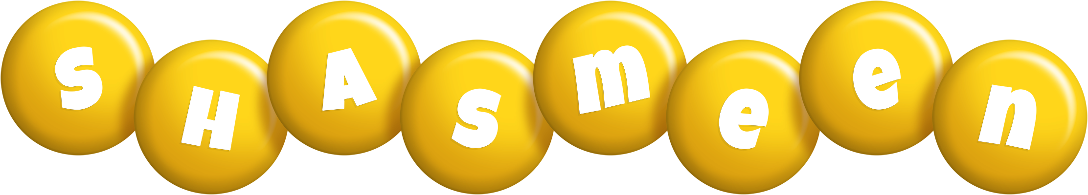 Shasmeen candy-yellow logo