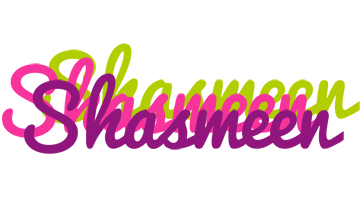 Shasmeen flowers logo