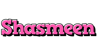 Shasmeen girlish logo