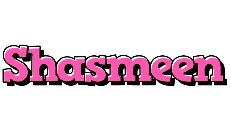 Shasmeen girlish logo