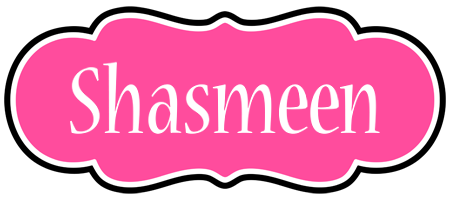 Shasmeen invitation logo