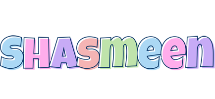 Shasmeen pastel logo