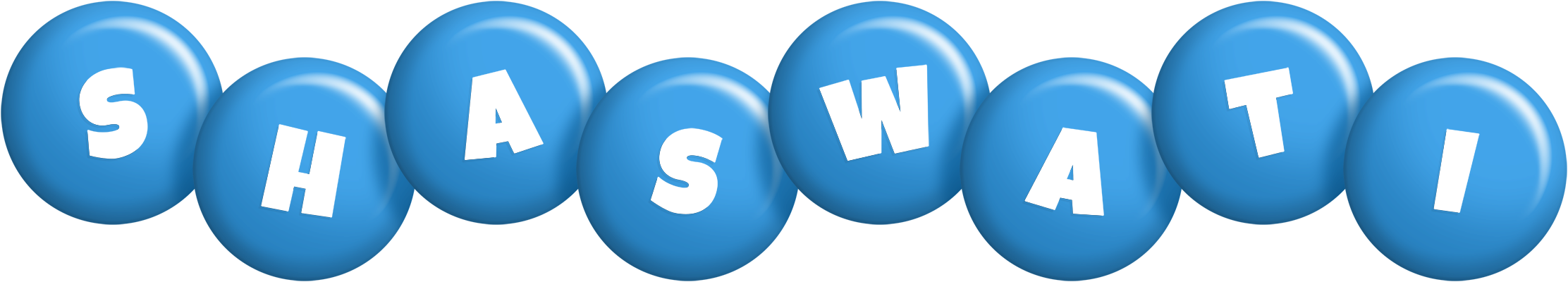 Shaswati candy-blue logo