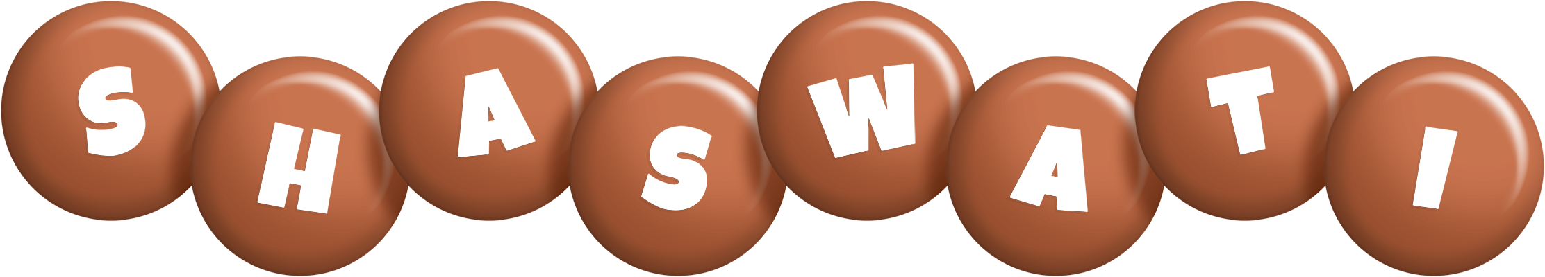Shaswati candy-brown logo