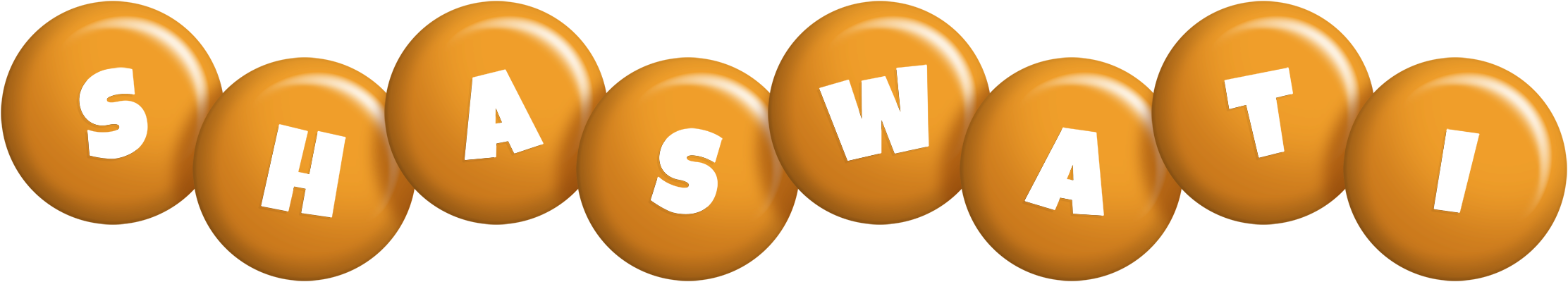 Shaswati candy-orange logo