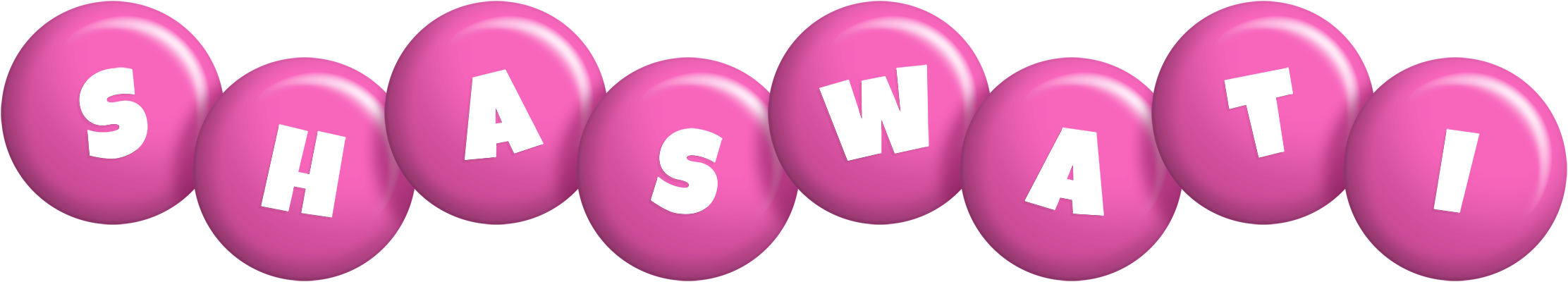 Shaswati candy-pink logo