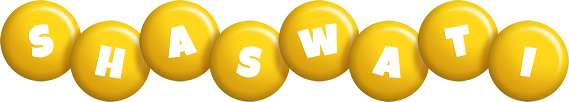 Shaswati candy-yellow logo