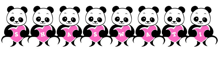 Shaswati love-panda logo