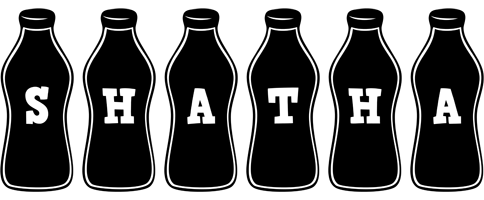 Shatha bottle logo