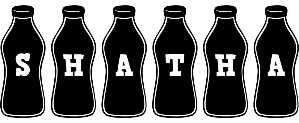 Shatha bottle logo