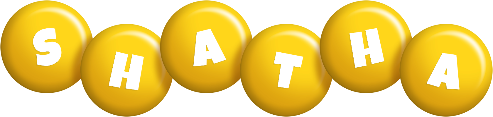 Shatha candy-yellow logo