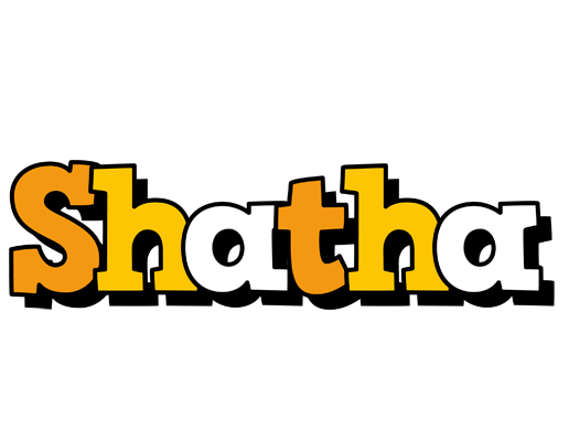 Shatha cartoon logo