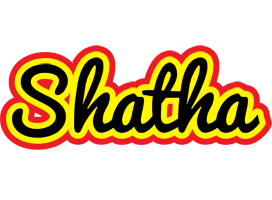 Shatha flaming logo