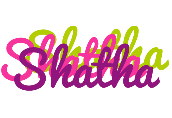 Shatha flowers logo