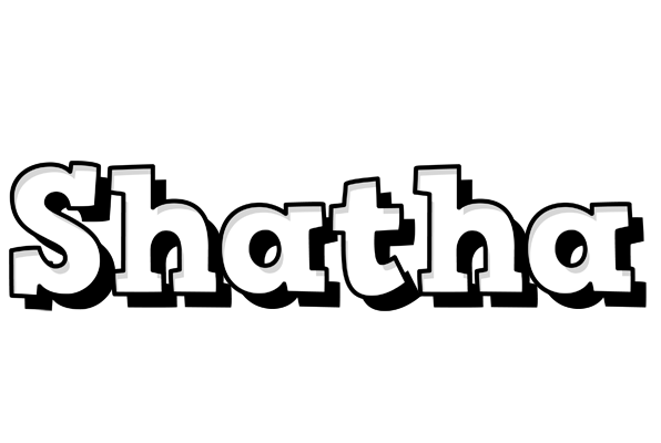 Shatha snowing logo