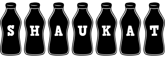 Shaukat bottle logo