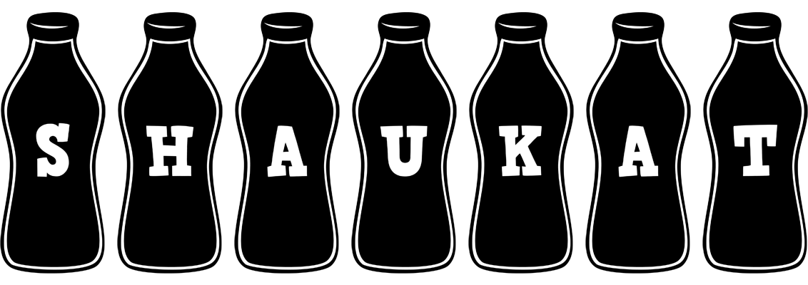 Shaukat bottle logo