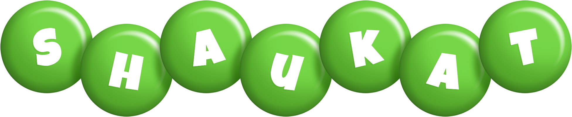 Shaukat candy-green logo