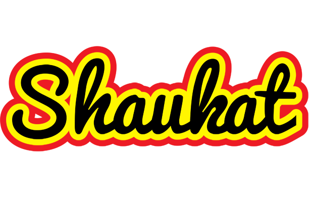 Shaukat flaming logo