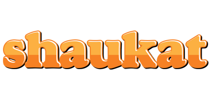 Shaukat orange logo