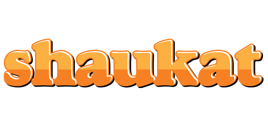 Shaukat orange logo