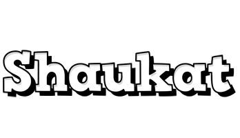 Shaukat snowing logo
