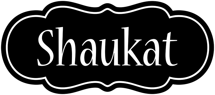 Shaukat welcome logo
