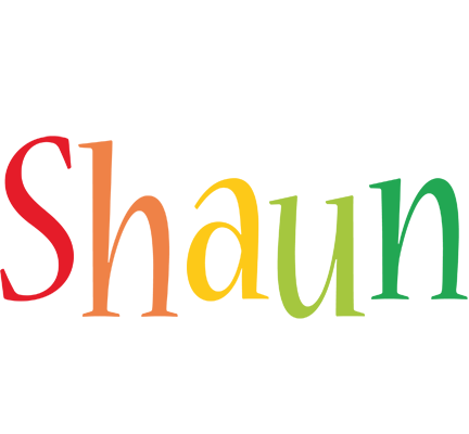 Shaun birthday logo