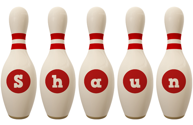 Shaun bowling-pin logo