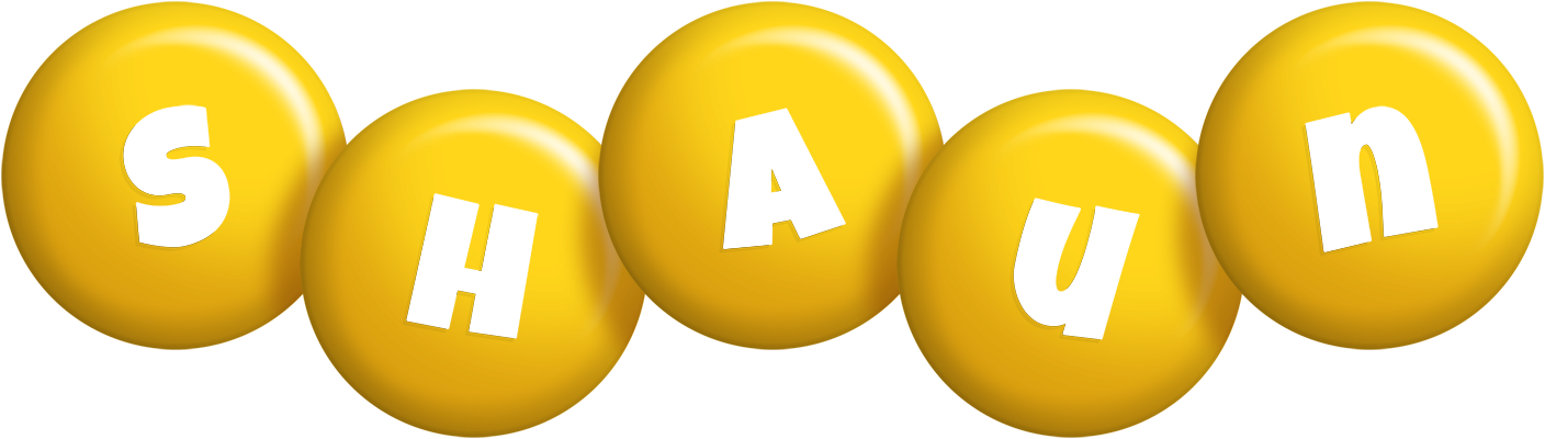 Shaun candy-yellow logo