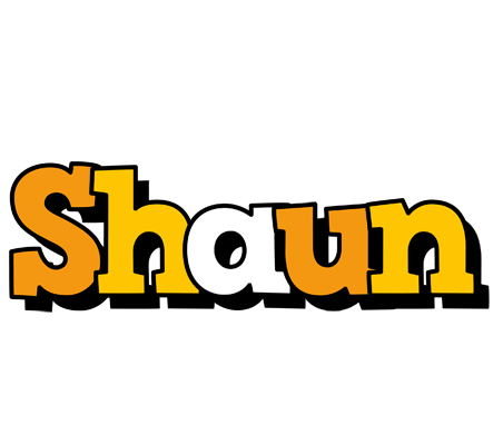 Shaun cartoon logo