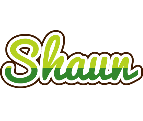 Shaun golfing logo