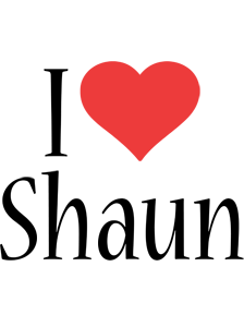 Shaun i-love logo