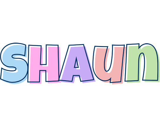 Shaun pastel logo