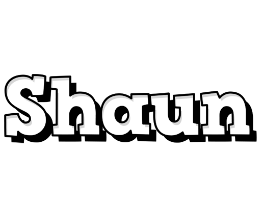 Shaun snowing logo