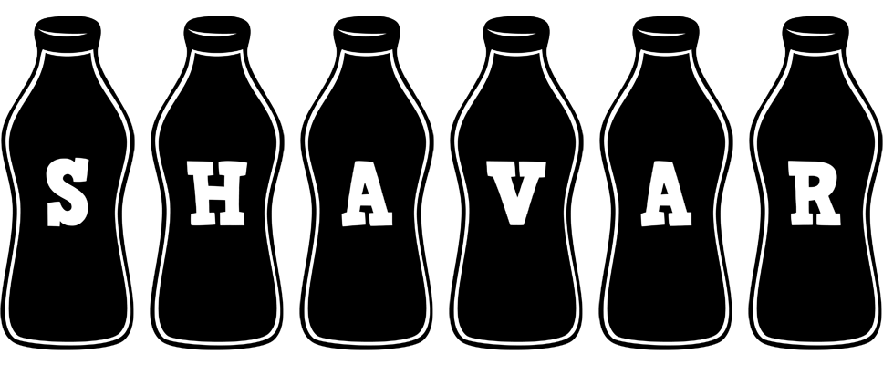 Shavar bottle logo