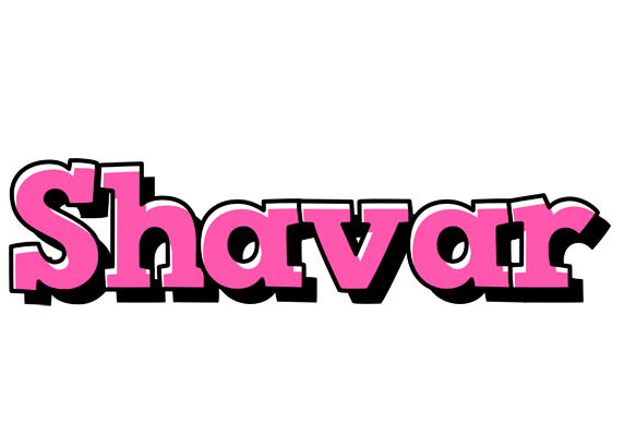 Shavar girlish logo
