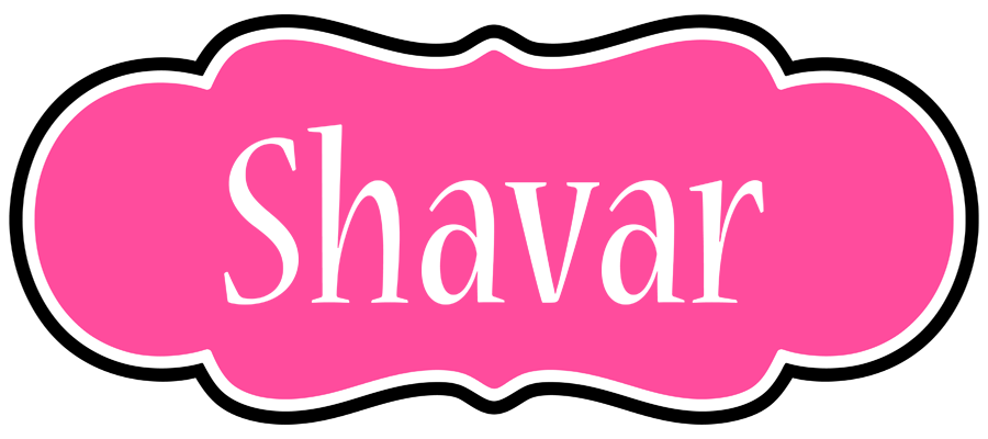 Shavar invitation logo