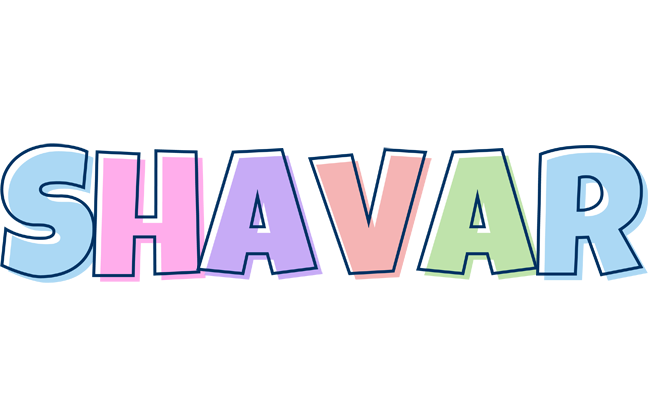 Shavar pastel logo