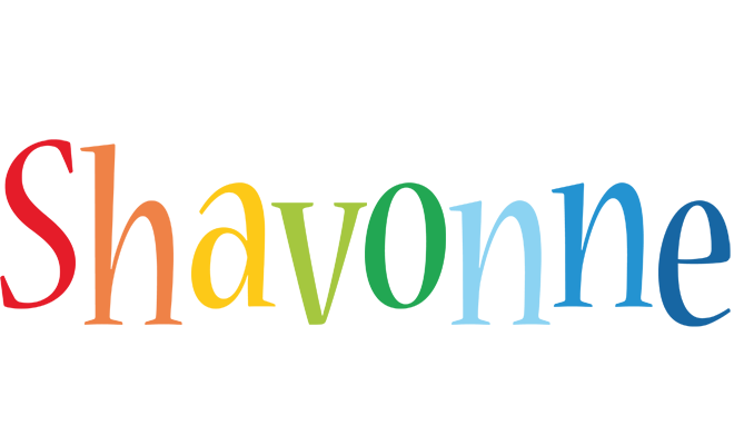 Shavonne birthday logo