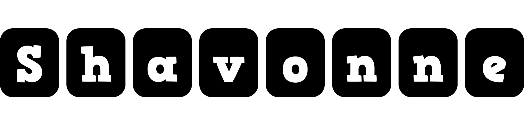 Shavonne box logo