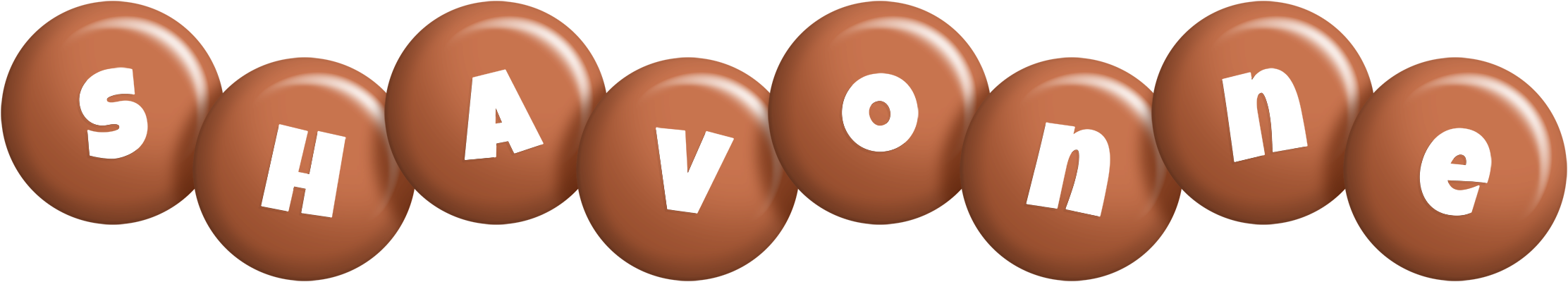 Shavonne candy-brown logo