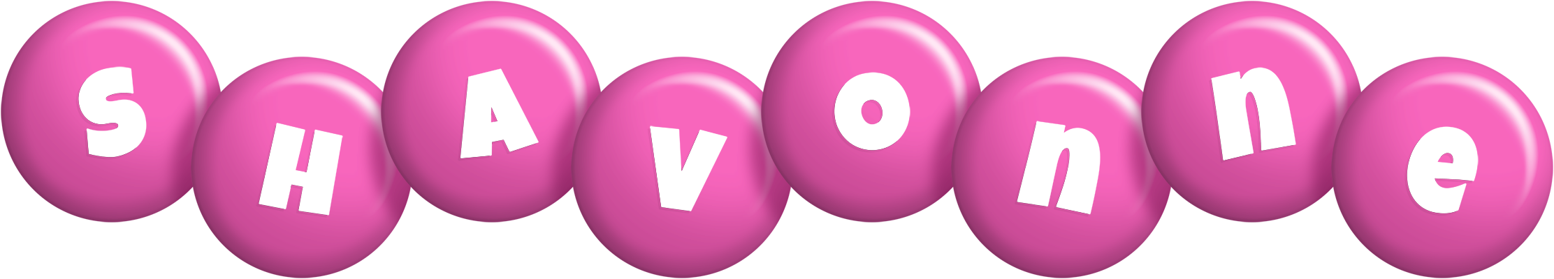 Shavonne candy-pink logo
