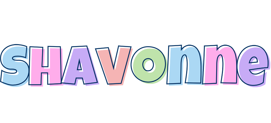 Shavonne pastel logo