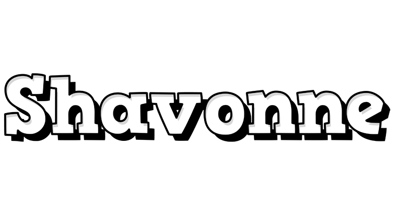 Shavonne snowing logo