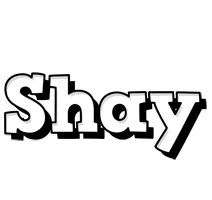 Shay snowing logo