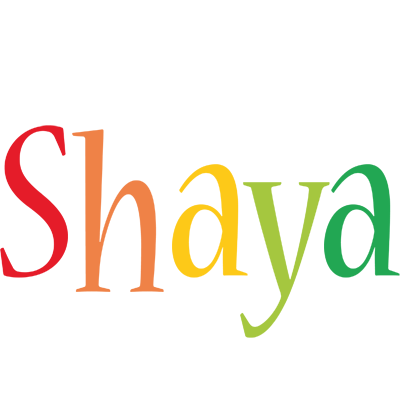 Shaya birthday logo