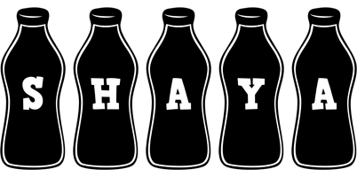 Shaya bottle logo