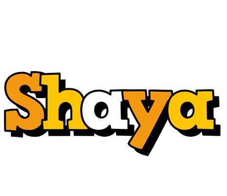 Shaya cartoon logo